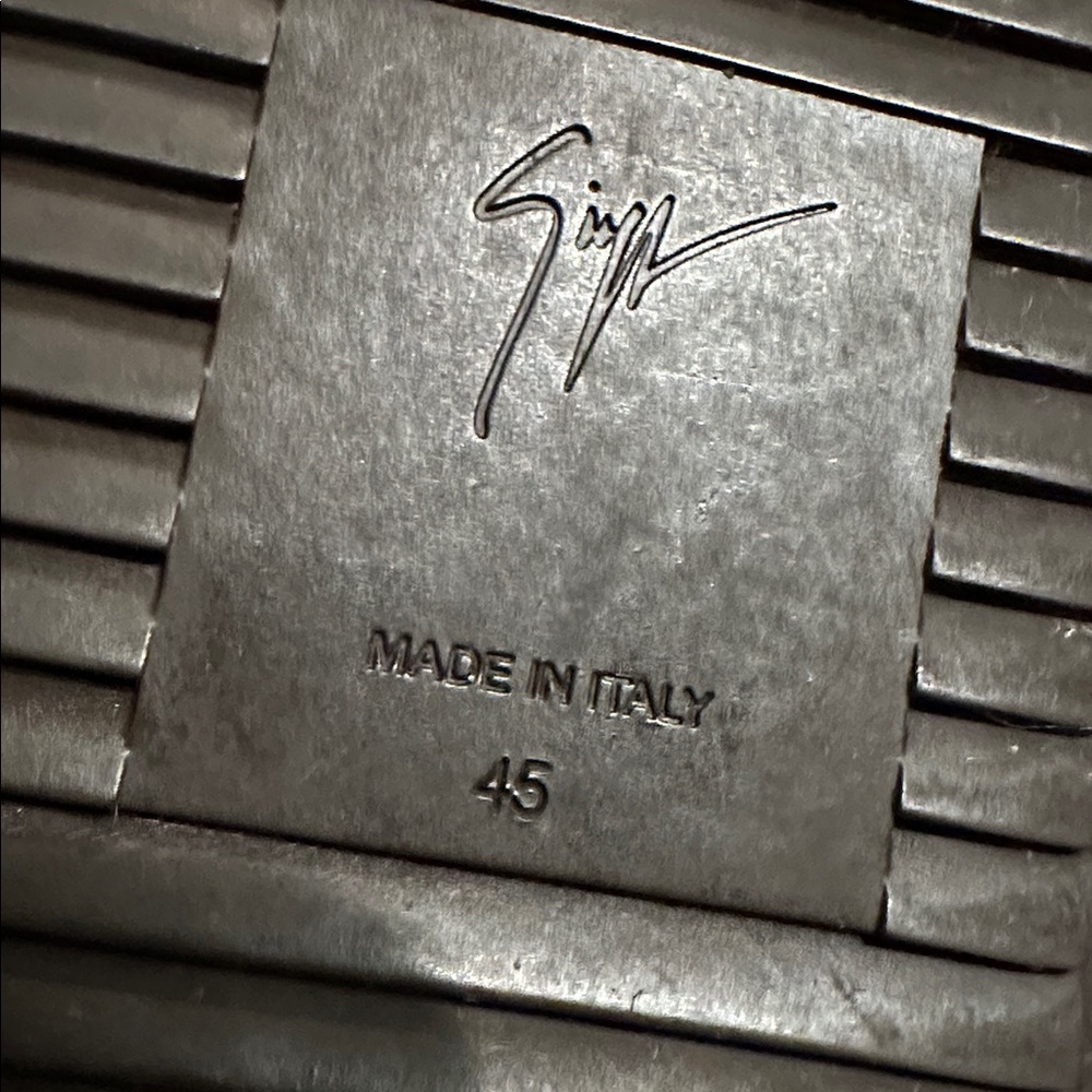 Giuseppe Zanotti python Embossed Trainers! Size 4… - image 6